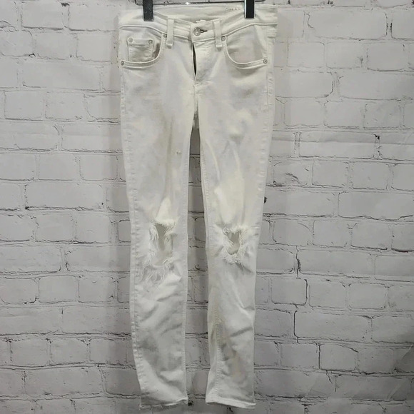 Women's Rag & Bone Dre Low Rise Ankle/Capri Jeans Size 25 - Picture 1 of 16